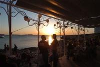 Breathtaking sunset views at Club Mambo in Spain